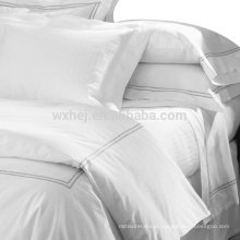100% algodão tecido bordado máquina de cama set-- set capa de edredão